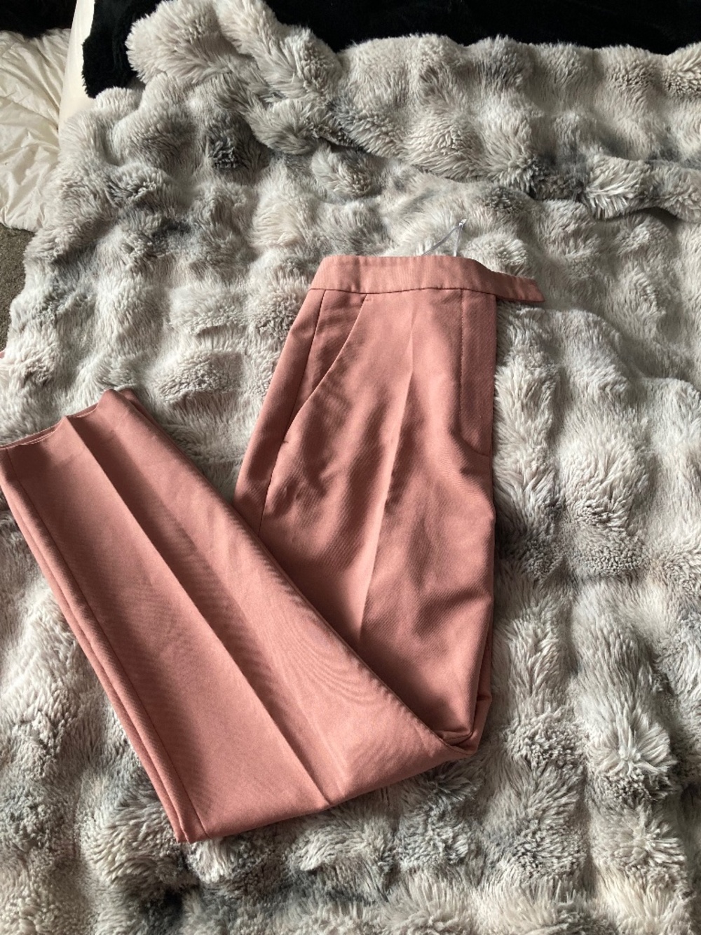 Zara tailored dusty rose size small pants